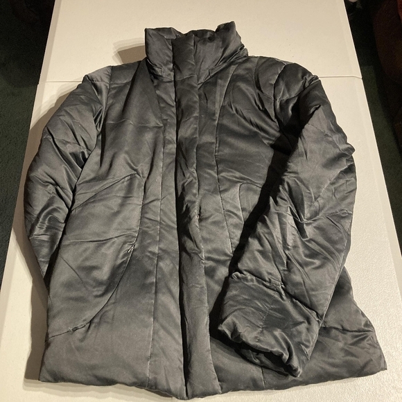Calvin Klein Down Puffer Coat (No Removable Hood) Women's Medium Petite MP EUC - Picture 1 of 6